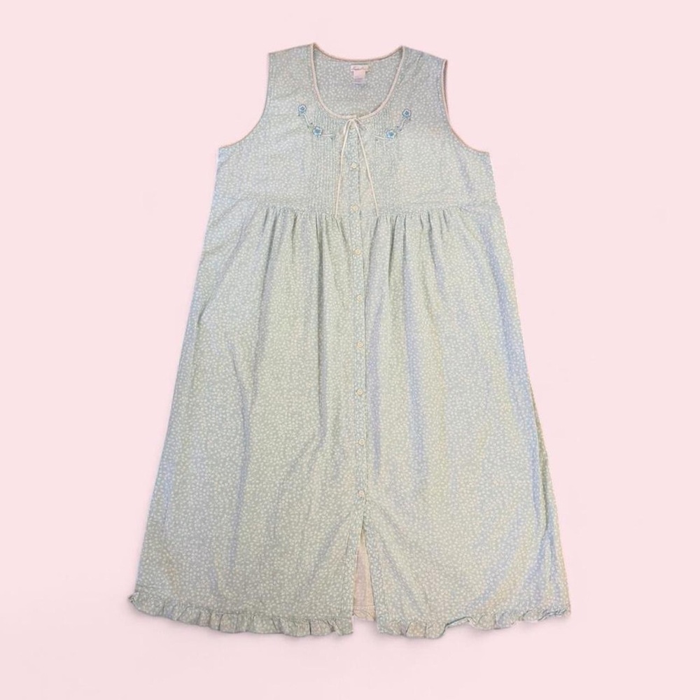 Cottagecore Vintage Floral Mumu Night Gown